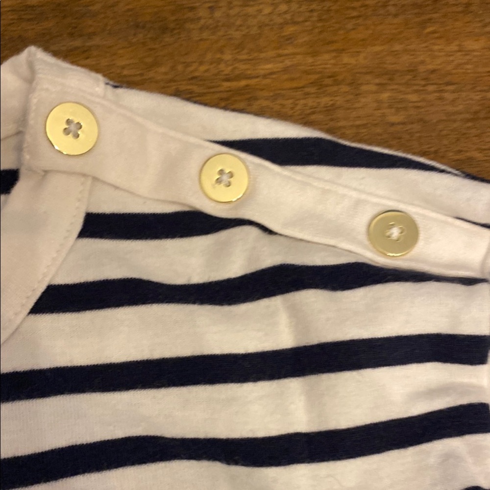 J Crew XXL navy/white women’s top - Picture 3 of 9